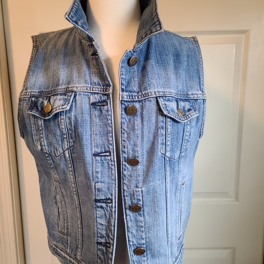 "J. Crew" Women's Indigo Denim Vest!